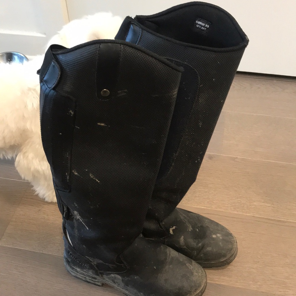Equestrian winter riding boots